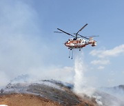 경북 상주서 산불..헬기 등 동원, 30여분만에 진화