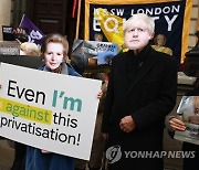 BRITAIN BROADCASTING CHANNEL 4 PRIVATISATION PROTEST