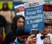 BRITAIN IMMIGRATION NATIONALITY AND BORDERS BILL PROTEST