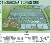 북한, 당 창건 기념일까지 완공 예정인 '연포남새온실농장' 건설 조감도 공개