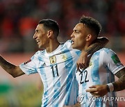 '메시 결장' 속 월드컵 남미예선 무패 행진 이어간 아르헨티나