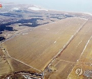 북한 대규모 채소 온실농장 '연포지구' 건설 예정지