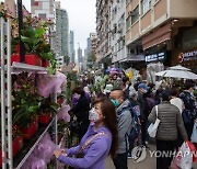 CHINA HONG KONG LUNAR NEW YEAR FLOWER MARKET