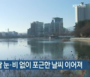 설 연휴 경남 눈·비 없이 포근한 날씨 이어져