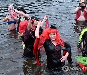 POLAND CARNIVAL WINTER BATH