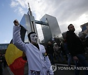 BELGIUM PROTEST PANDEMIC CORONAVIRUS COVID19