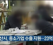 울산시, 중소기업 수출 지원..23억 원 투입