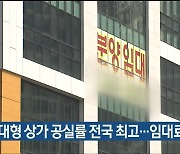 울산, 중대형 상가 공실률 전국 최고 수준..임대료도 하락