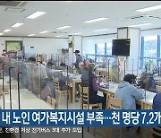 강원도 내 노인 여가복지시설 부족..천 명당 7.2개