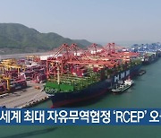 세계 최대 자유무역협정 'RCEP' 오늘 발효