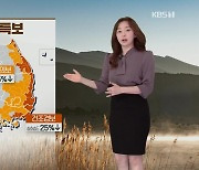 [5시 날씨] 내일 오전까지 충남·호남 서부에 눈..동쪽 건조 주의