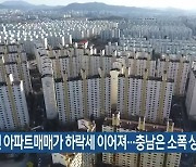 대전 아파트 매매가 하락세 이어져..충남은 소폭 상승