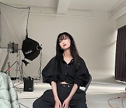 '오징어게임' 이유미, 촉촉한 웻헤어+힙한 블랙 스트리트 룩