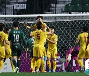 '이으뜸 결승골' 광주, 김포 2-1 제압..7경기 무패, 선두 질주