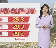 [날씨] 내일도 초여름 더위 계속..제주 산간 5mm 소나기