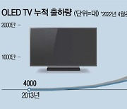 세계 OLED TV 출하량 2000만대 넘었다