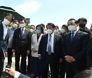 민주당, '윤석열 용산 집무실' 입장 거부 당해.."월권 아닌가"