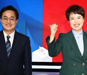 오세훈 49.8% vs 송영길 28.4%..김동연·김은혜 0.3%p 차이 접전