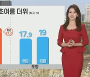 [날씨] 내일 서쪽 초여름 더위..낮 서울 24도