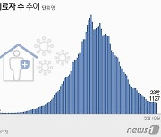 중환자 병상가동률, 석달만에 '20% 아래로'..재택치료 23만명