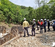 최수천 북부산림청장 원주·홍천 산림 근로자 안전점검 나서