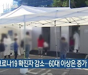 전남 코로나19 확진자 감소..60대 이상은 증가