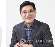 제주지사 후보 선호도 조사 오영훈 50%, 허향진 28.2%