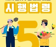 알아두면 유익한 5월 주요 시행법령