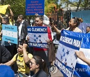 USA NEW YORK FORMER HONDURAN PRESIDENT HEARING