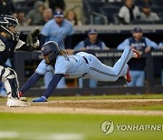 APTOPIX Blue Jays Yankees Baseball