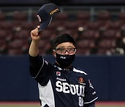 '키움에 스윕' 김태형 두산 감독 "선수들의 집중력이 돋보였다"