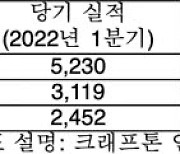 크래프톤, 역대 최대 분기 매출 5230억원 달성