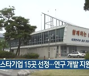 충북 스타기업 15곳 선정..연구 개발 지원