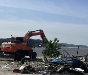 [인천] 인천 중구, 용유해변 일대 무허가 건축물 철거