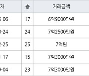 용인 중동 신동백롯데캐슬에코1단지 99㎡ 6억9000만원에 거래