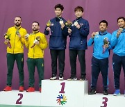 김천시청 서명수, 하계데플림픽서 배드민턴 남자복식 금메달