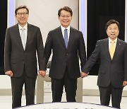 부산시장 선거, 첫 TV토론부터 개발·유치 논쟁
