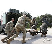 한미연합 의무지원 야외 기동 훈련 실시