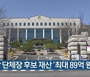 경남 단체장 후보 재산 '최대 89억 원'