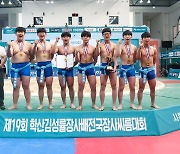 마산중, 학산김성률장사배대회서 시즌 첫 단체전 우승