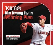 SSG 김광현, 시즌 6승에 따른 'KK 위닝 플랜' 6단계 실행