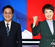 경기지사 지지율..김동연 38.1%, 김은혜 40.5% '접전'