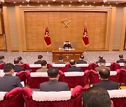 북한 김정은, 코로나19 관련 회의 주재