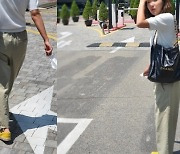 김지혜, 남편 박준형에 "자연스럽게 찍어줘"..실상은 '엉망진창'? 사진 보니