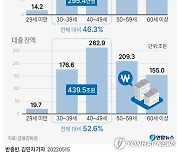 [그래픽] 연령별 주택담보대출 현황