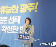 동희영 후보 "GTX 추진해 철도교통 중심도시 광주 만들겠다"