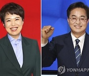 '격전지' 경기지사 지지도 "김은혜 40.5% vs 김동연 38.1%"