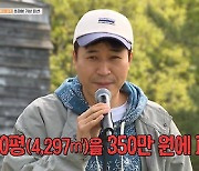 김종민 "어머니 1300평 땅, 350만원에 팔아..100배 손해" 고백