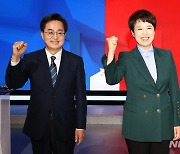 경기도지사 후보 지지도 김동연 42.5%, 김은혜 41.8%