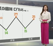 [생활날씨] 내일 초여름 성큼..아침 서해안 짙은 안개·이슬비